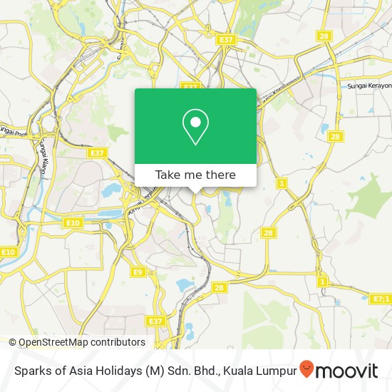 Sparks of Asia Holidays (M) Sdn. Bhd. map