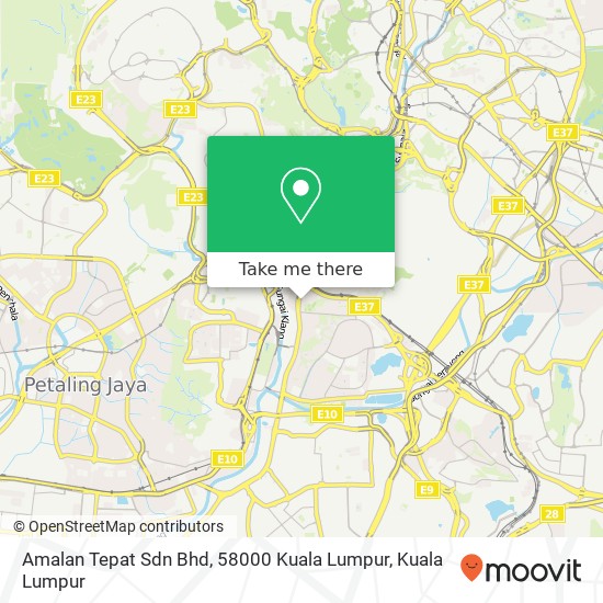 Amalan Tepat Sdn Bhd, 58000 Kuala Lumpur map