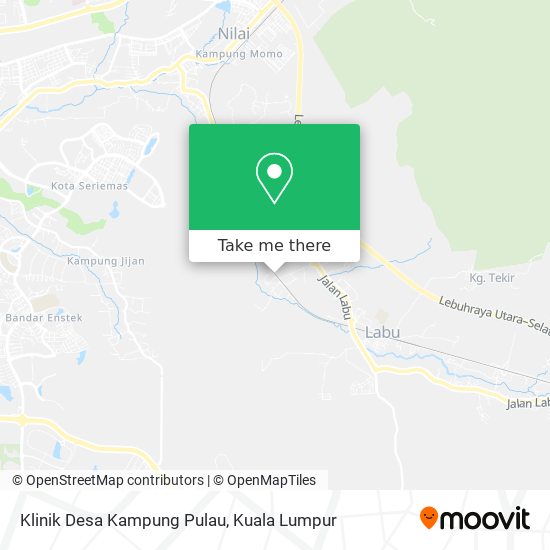 Klinik Desa Kampung Pulau map