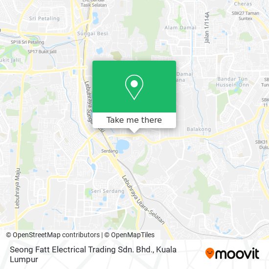 Seong Fatt Electrical Trading Sdn. Bhd. map