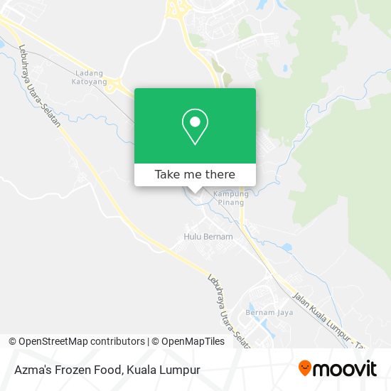 Azma's Frozen Food map