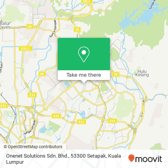 Onenet Solutions Sdn. Bhd., 53300 Setapak map