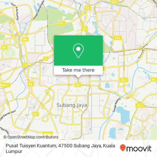 Pusat Tuisyen Kuantum, 47500 Subang Jaya map