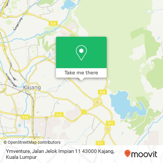 Peta Ymventure, Jalan Jelok Impian 11 43000 Kajang