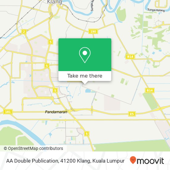 AA Double Publication, 41200 Klang map