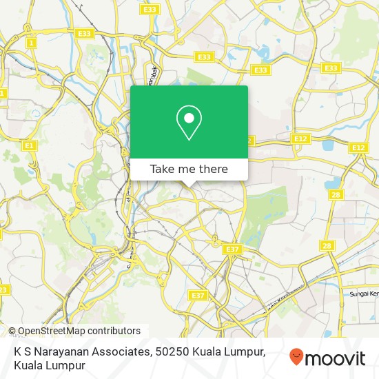 K S Narayanan Associates, 50250 Kuala Lumpur map