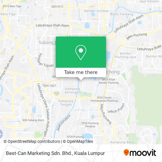 Peta Best-Can Marketing Sdn. Bhd.