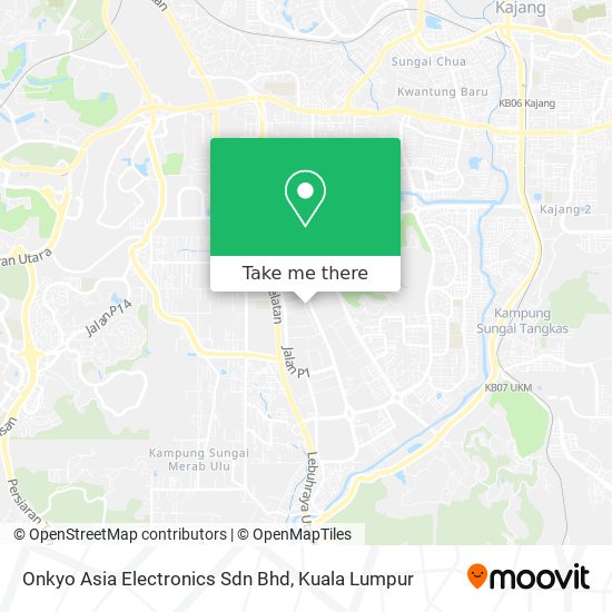 Onkyo Asia Electronics Sdn Bhd map