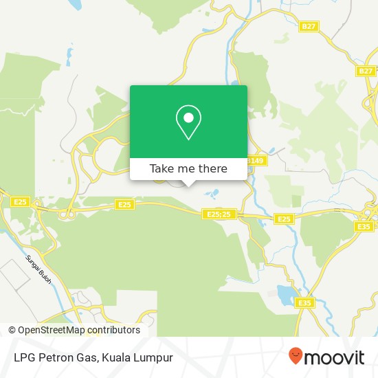 LPG Petron Gas map