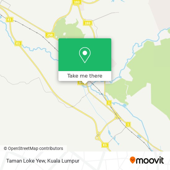 Peta Taman Loke Yew