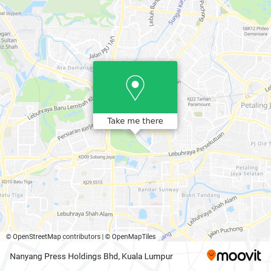 Nanyang Press Holdings Bhd map