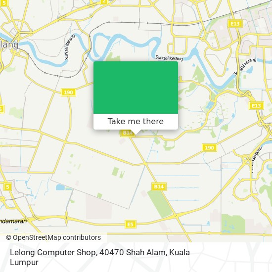 Lelong Computer Shop, 40470 Shah Alam map