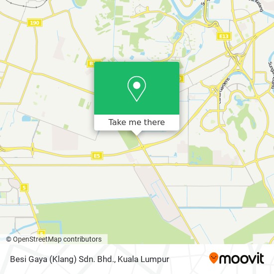 Besi Gaya (Klang) Sdn. Bhd. map