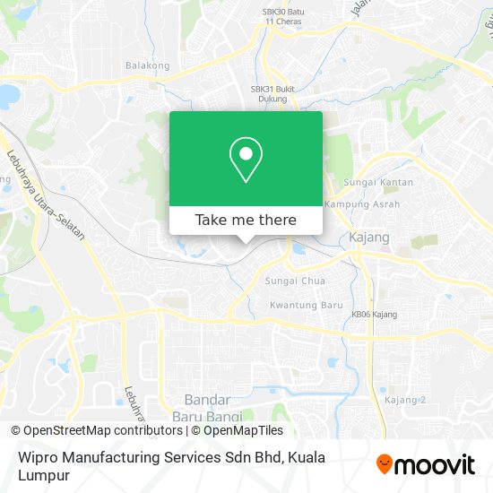 Wipro Manufacturing Services Sdn Bhd map