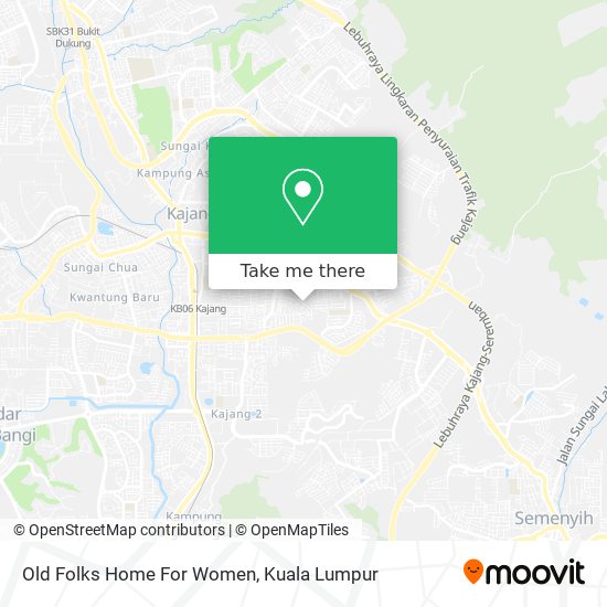 Old Folks Home For Women map