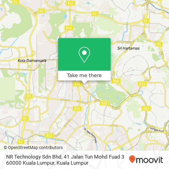 Peta NR Technology Sdn Bhd, 41 Jalan Tun Mohd Fuad 3 60000 Kuala Lumpur