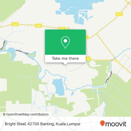 Bright Steel, 42700 Banting map