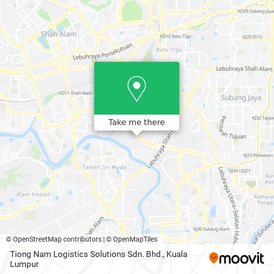 Peta Tiong Nam Logistics Solutions Sdn. Bhd.