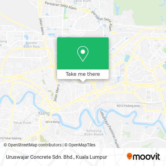 Uruswajar Concrete Sdn. Bhd. map