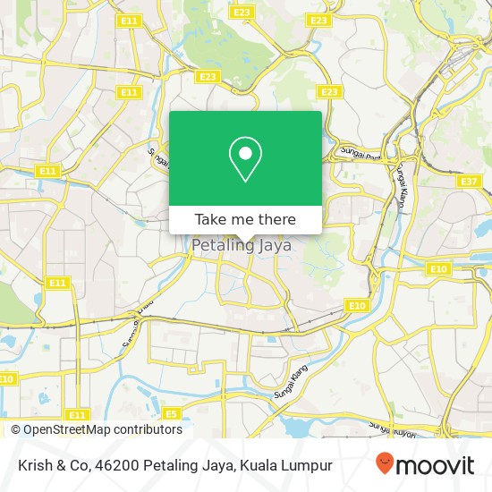 Krish & Co, 46200 Petaling Jaya map