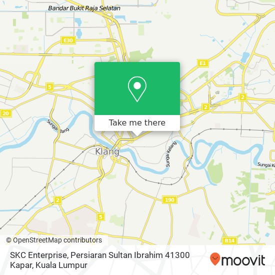 SKC Enterprise, Persiaran Sultan Ibrahim 41300 Kapar map