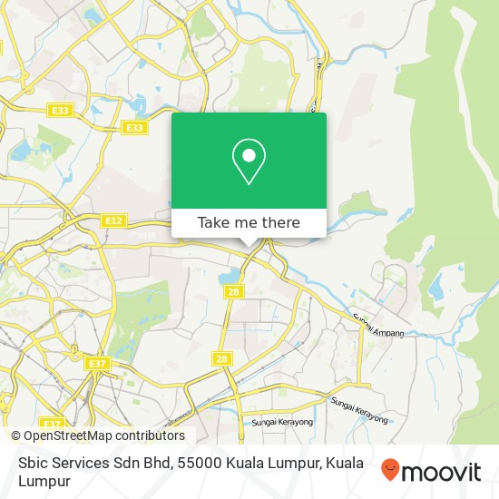 Peta Sbic Services Sdn Bhd, 55000 Kuala Lumpur