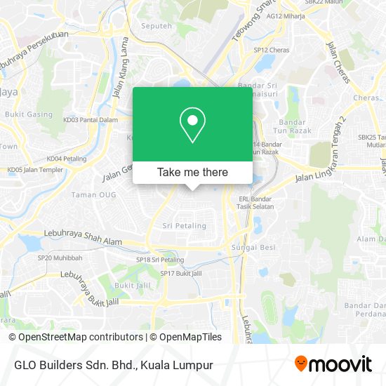 GLO Builders Sdn. Bhd. map