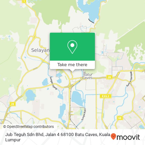 Peta Jub Teguh Sdn Bhd, Jalan 4 68100 Batu Caves