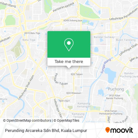 Perunding Arcareka Sdn Bhd map