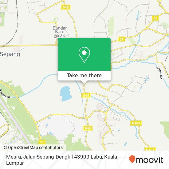 Mesra, Jalan Sepang-Dengkil 43900 Labu map