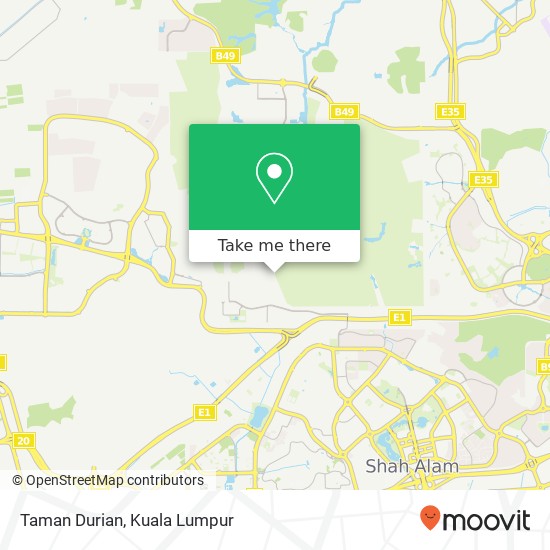Peta Taman Durian
