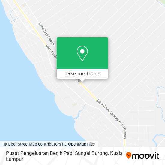 Pusat Pengeluaran Benih Padi Sungai Burong map