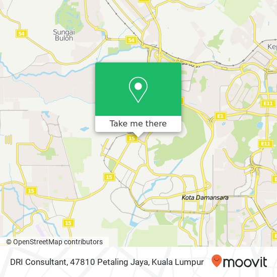 Peta DRI Consultant, 47810 Petaling Jaya