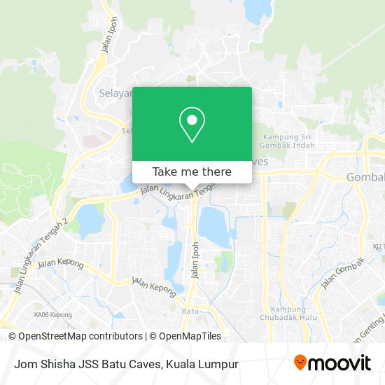 Jom Shisha JSS Batu Caves map