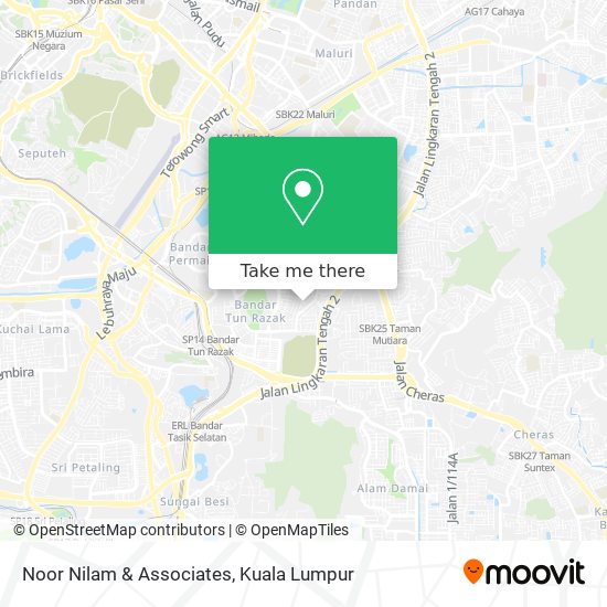 Noor Nilam & Associates map