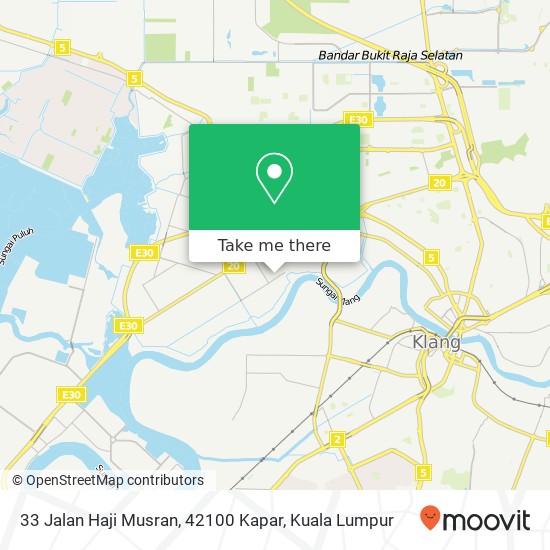 33 Jalan Haji Musran, 42100 Kapar map
