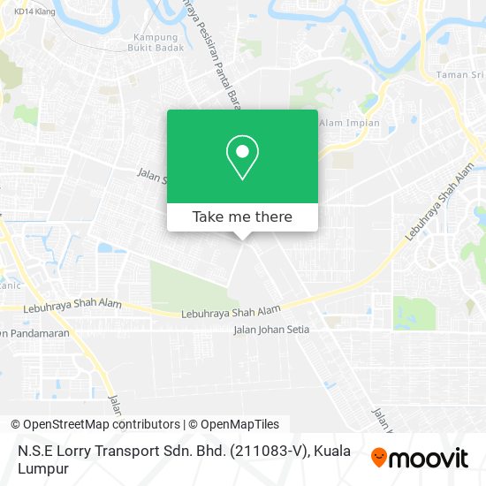 N.S.E Lorry Transport Sdn. Bhd. (211083-V) map