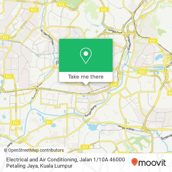 Peta Electrical and Air Conditioning, Jalan 1 / 10A 46000 Petaling Jaya