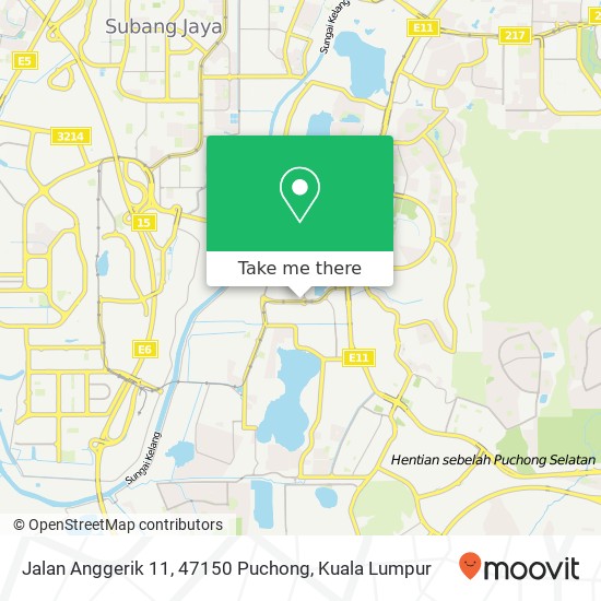 Jalan Anggerik 11, 47150 Puchong map