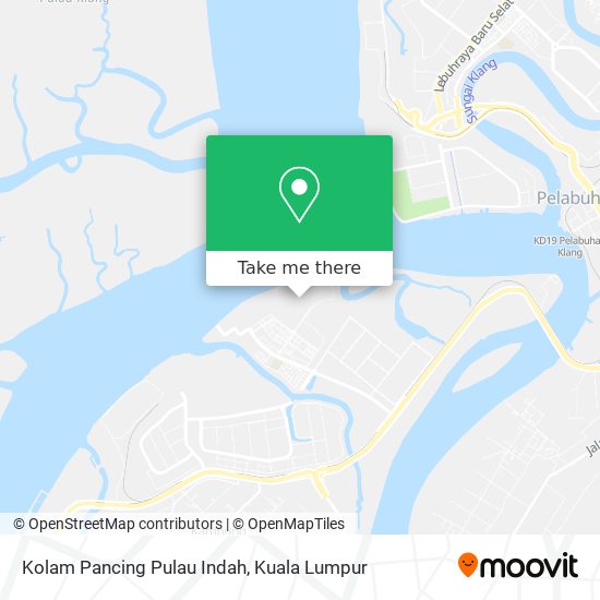 Peta Kolam Pancing Pulau Indah