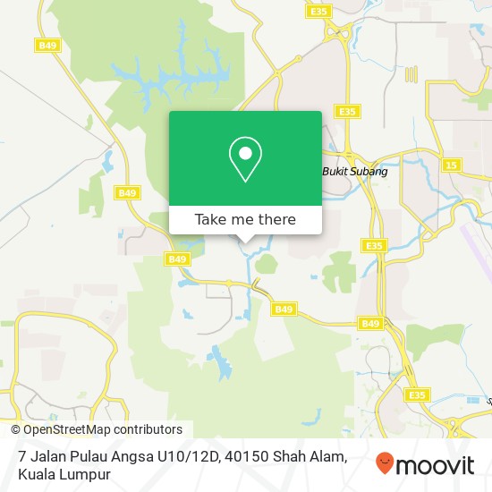 7 Jalan Pulau Angsa U10 / 12D, 40150 Shah Alam map