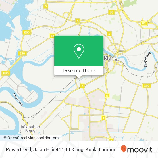 Powertrend, Jalan Hilir 41100 Klang map