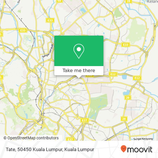 Tate, 50450 Kuala Lumpur map