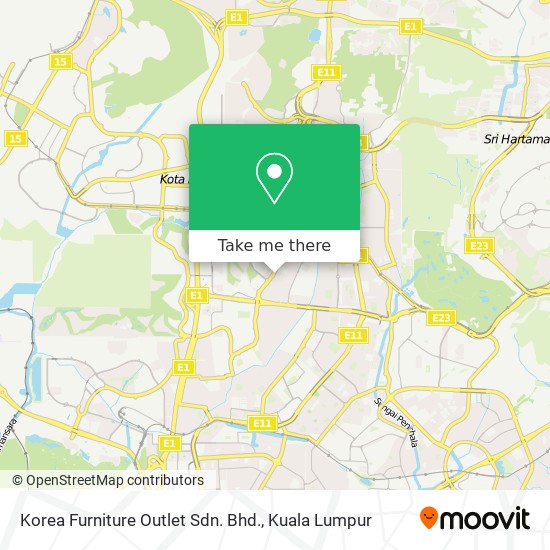 Korea Furniture Outlet Sdn. Bhd. map