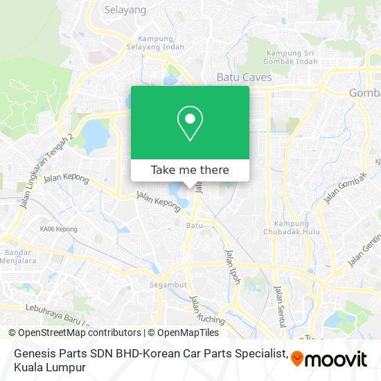 Genesis Parts SDN BHD-Korean Car Parts Specialist map