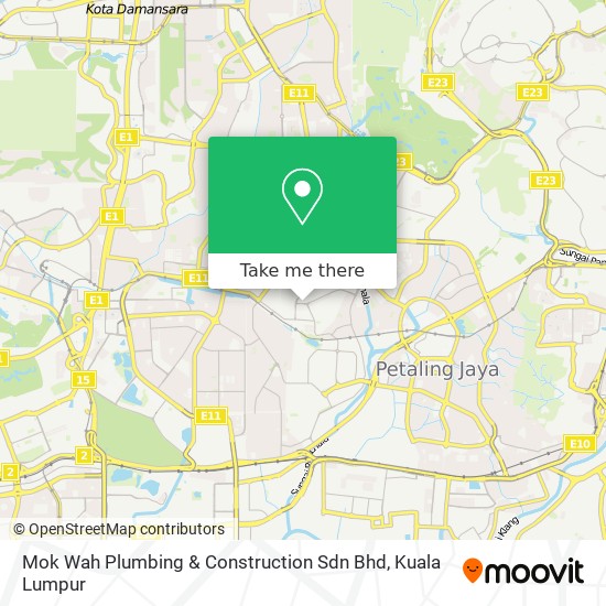 Peta Mok Wah Plumbing & Construction Sdn Bhd
