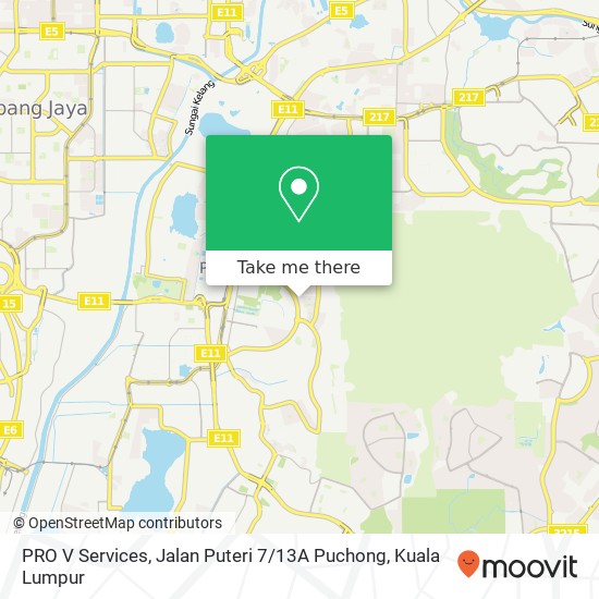 PRO V Services, Jalan Puteri 7 / 13A Puchong map