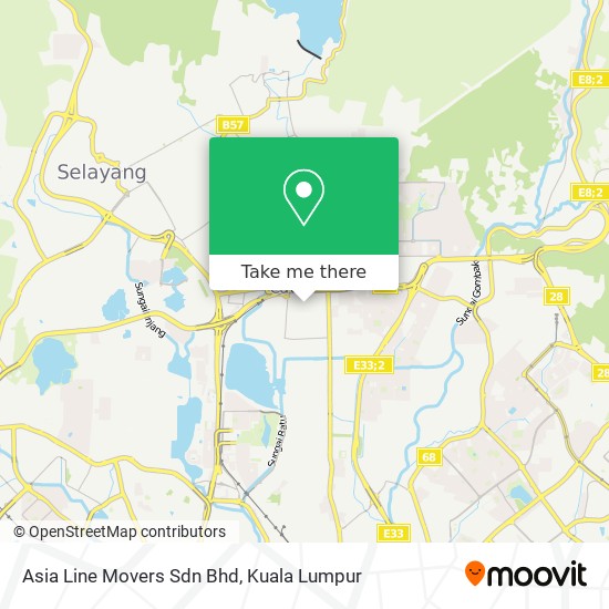 Asia Line Movers Sdn Bhd map