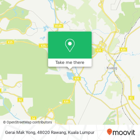 Gerai Mak Yong, 48020 Rawang map