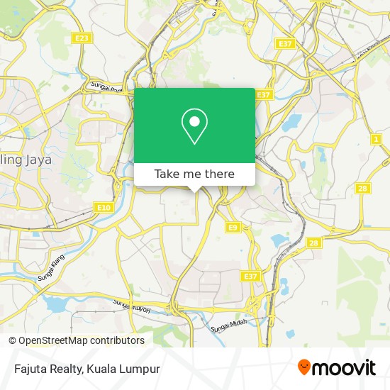 Fajuta Realty map